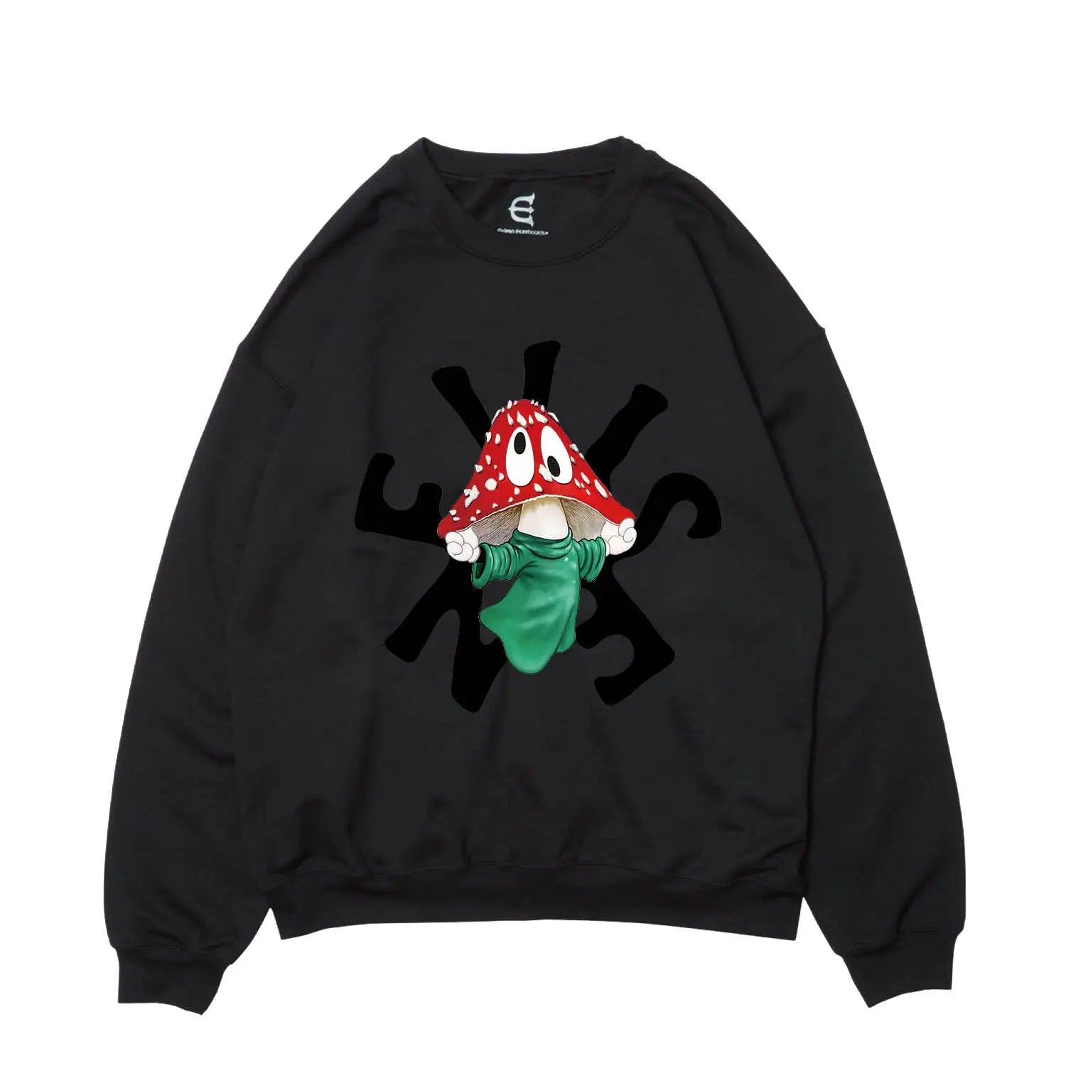 EVISEN / ONE UP CREW NECK BLACK Evisen