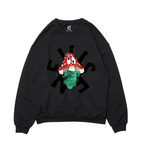 EVISEN / ONE UP CREW NECK BLACK Evisen