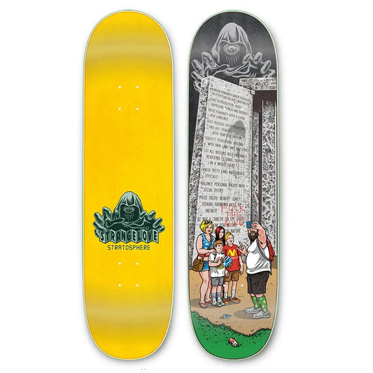 StrangeLove Stratosphere Georgia Guidestones 8.5 Deck - Signed STRANGELOVE