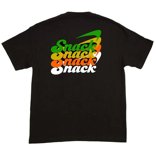 SNACK ALIVE SPREAD TEE - BLACK SNACK