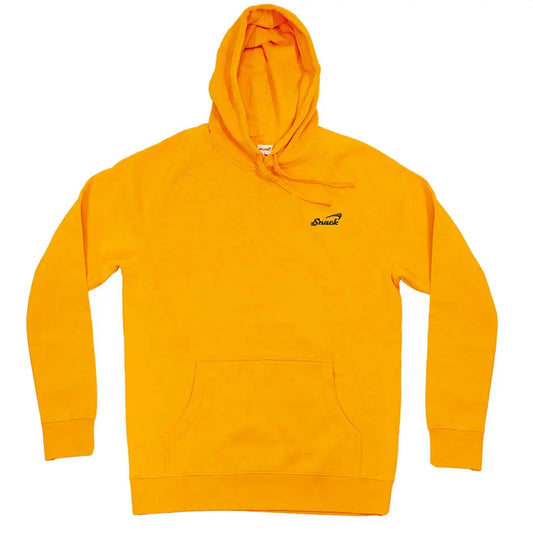 SNACK ALIVE EMBROIDERED HOODIE - GOLD/BLACK SNACK