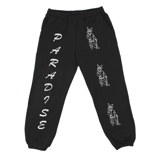 PARADISE NYC BUNNY PIMP SWEATS BLACK PARADISE NYC