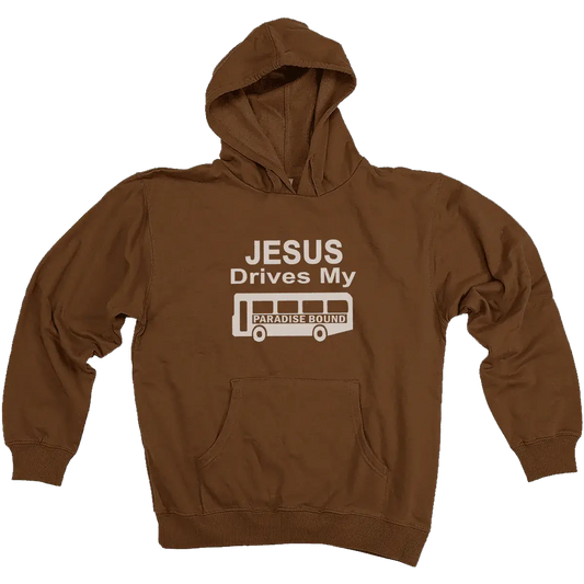 PARADISE NYC JESUS DRIVES (REFLCTIVE) HOOD Brown PARADISE NYC