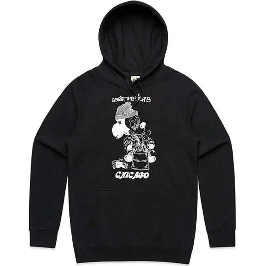 SNACK SEEIN THE SIGHTS HOODIE BLACK SNACK