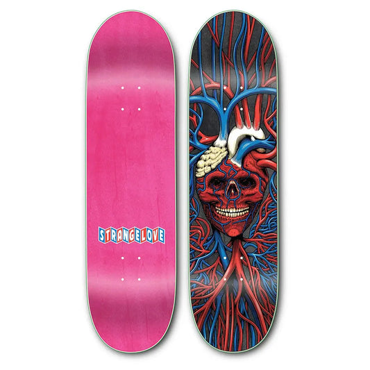 StrangeLove Skateboards Heart Skull / 8.75 Deck STRANGELOVE