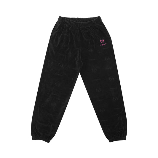 YARDSALE SERGIO TACCHINI x YARDSALE TERRY TRACK BOTTOMS (BLACK) YARDSALE