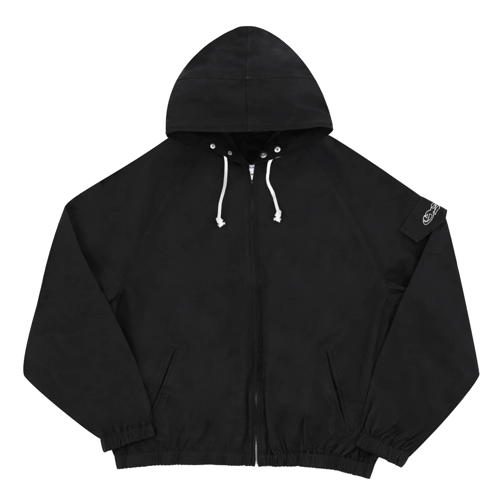 Yardsale Sunscript Hooded Jacket (Washed Black) YARDSALE